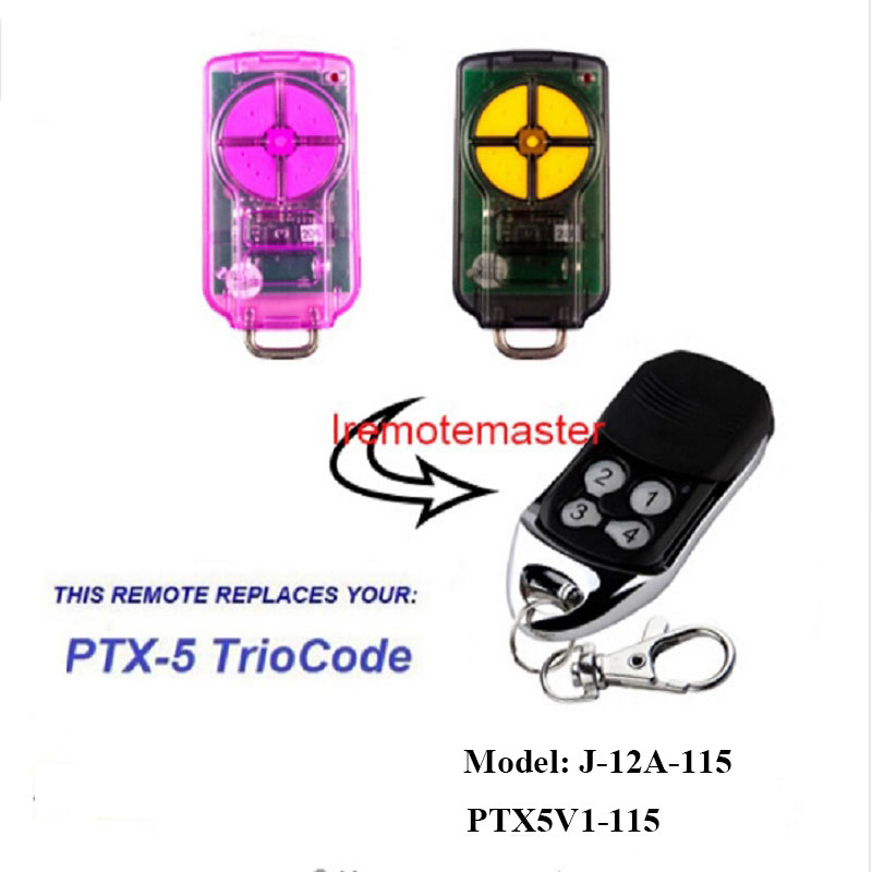 За замена на далечинска врата за PTX5 V1 TrioCode Gate 433,92 MHz Тркалачка шифра